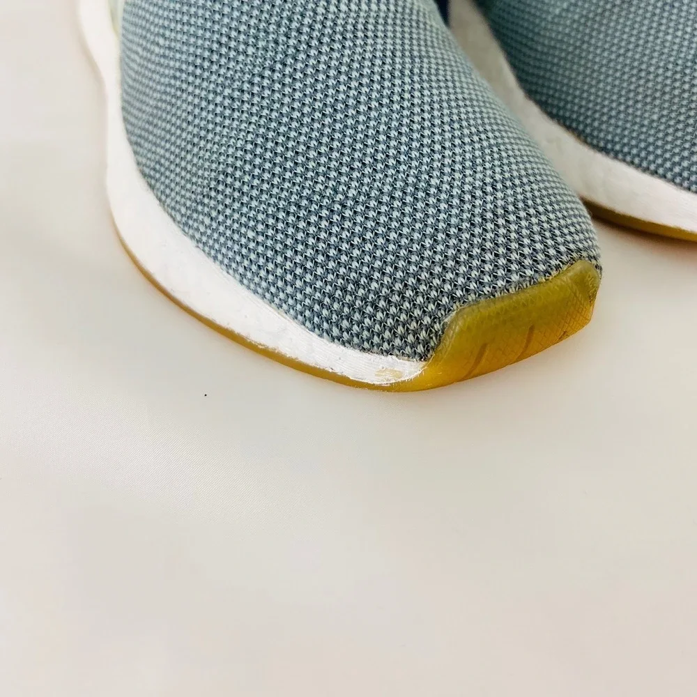 ADIDAS Originals NMD R2 Raw Steel Ash Green Women's Tennis (CQ2010) Size 8